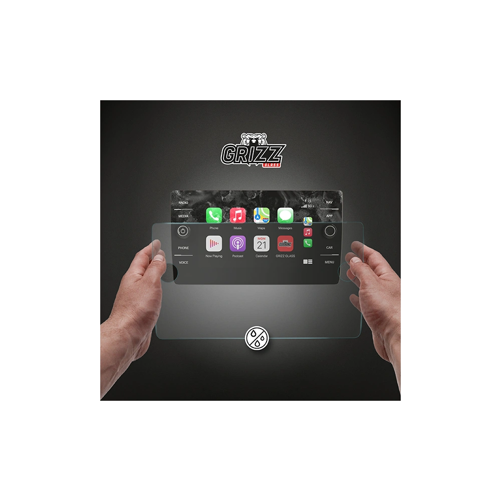 Fólie matná GrizzGlass CarDisplay Protection pro Volkswagen Tiguan 2 Discover Media [2w1]