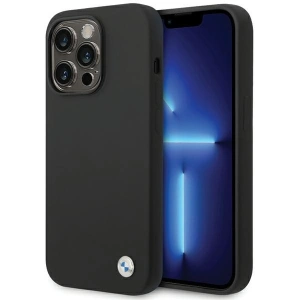 Hurtownia GSM - Etui BMW BMHCP15XSILBK Apple iPhone 15 Pro Max szilikon fém logó fekete/black - BMW566 - {ean13} - Hurt