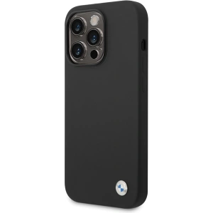 Hurtownia GSM - Etui BMW BMHCP15XSILBK Apple iPhone 15 Pro Max szilikon fém logó fekete/black - BMW566 - {ean13} - Hurt