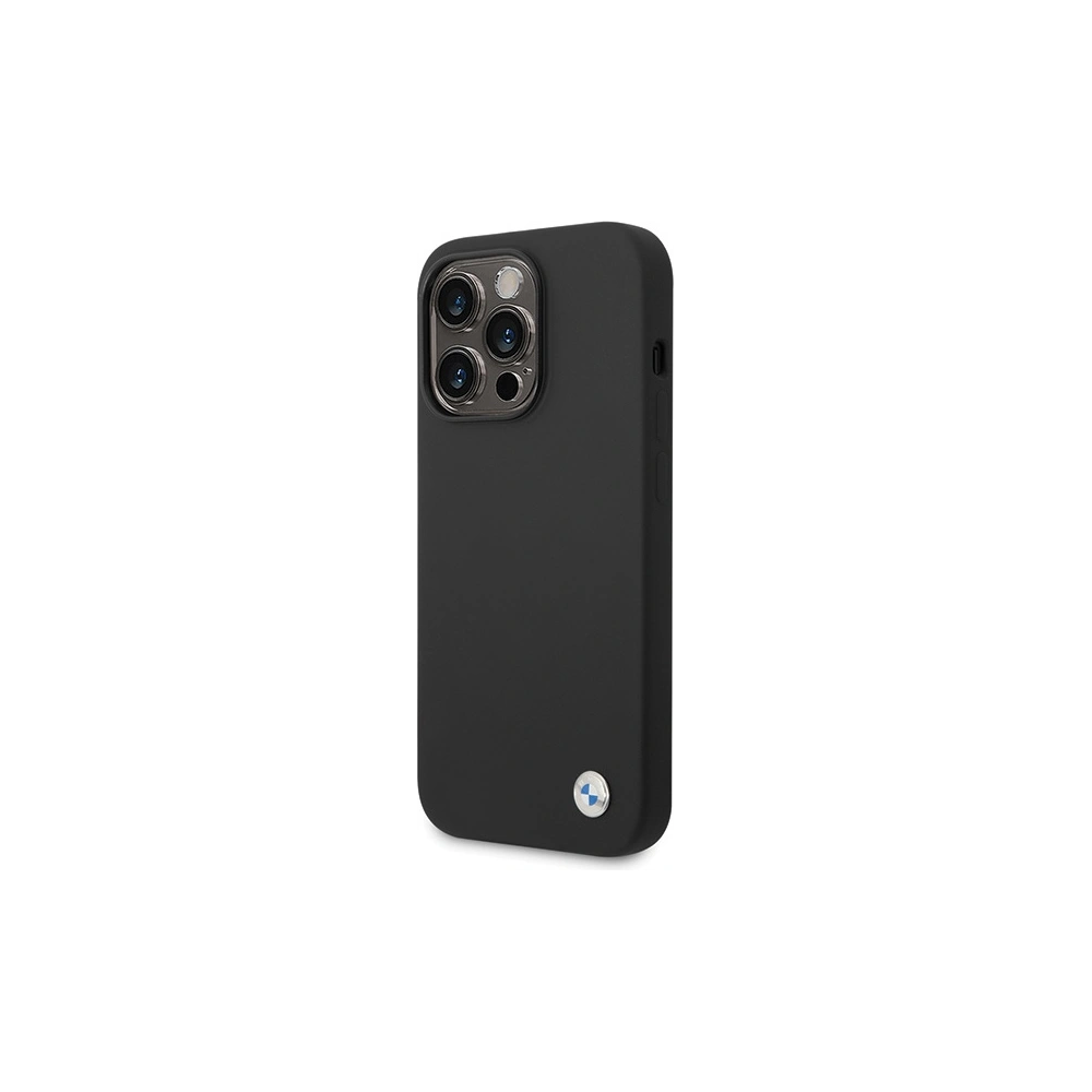 Hurtownia GSM - Etui BMW BMHCP15XSILBK Apple iPhone 15 Pro Max szilikon fém logó fekete/black - BMW566 - {ean13} - Hurt