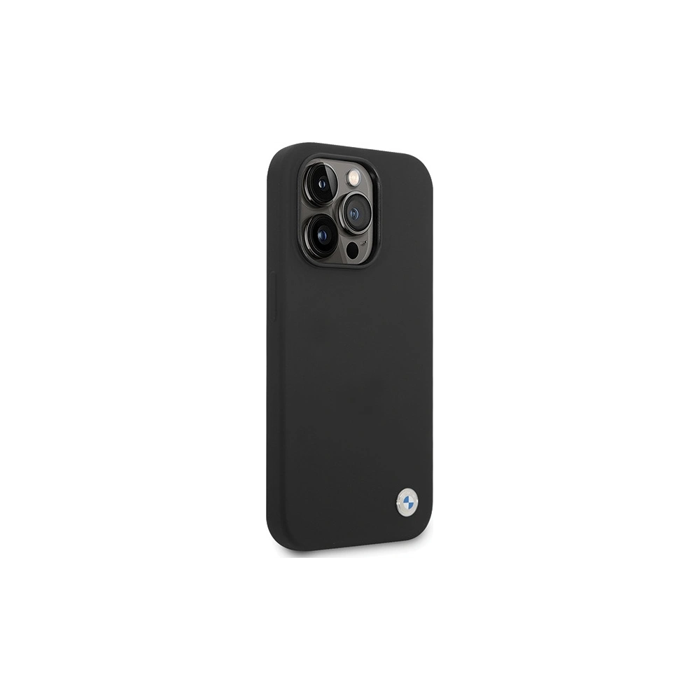 Hurtownia GSM - Etui BMW BMHCP15XSILBK Apple iPhone 15 Pro Max szilikon fém logó fekete/black - BMW566 - {ean13} - Hurt