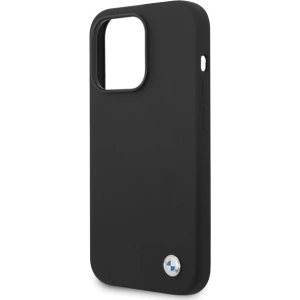 Hurtownia GSM - Etui BMW BMHCP15XSILBK Apple iPhone 15 Pro Max szilikon fém logó fekete/black - BMW566 - {ean13} - Hurt