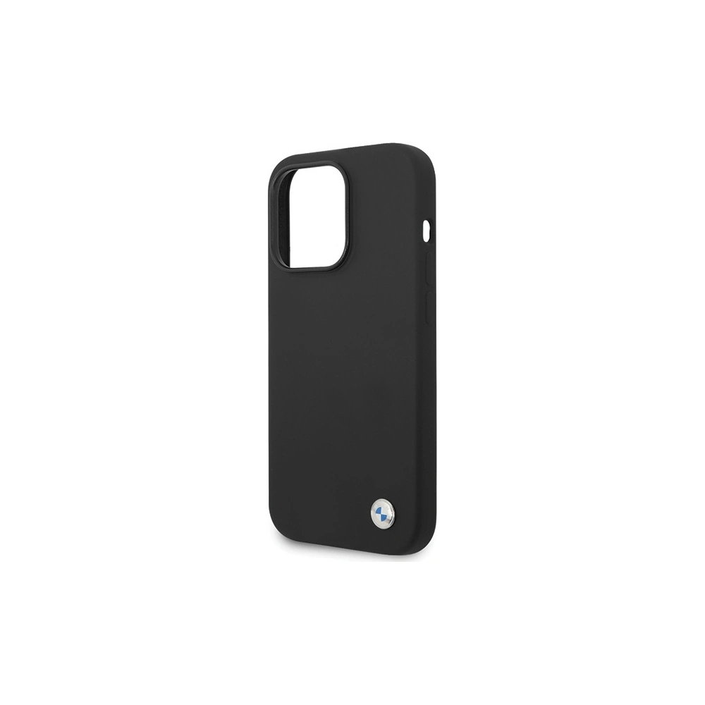 Hurtownia GSM - Etui BMW BMHCP15XSILBK Apple iPhone 15 Pro Max szilikon fém logó fekete/black - BMW566 - {ean13} - Hurt