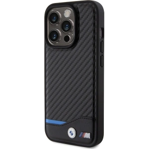 Hurtownia GSM - Etui BMW BMHMP15X22NBCK Apple iPhone 15 Pro Max hardcase din piele carbon MagSafe negru/black - BMW571 - {ean13} - Hurt