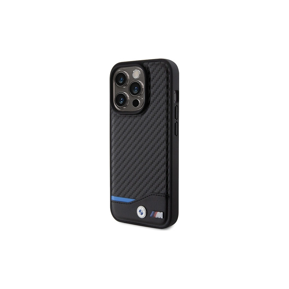 Hurtownia GSM - Case BMW BMHMP15X22NBCK Apple iPhone 15 Pro Max Hartschale Leder Carbon MagSafe schwarz/black - BMW571 - {ean13} - Hurt