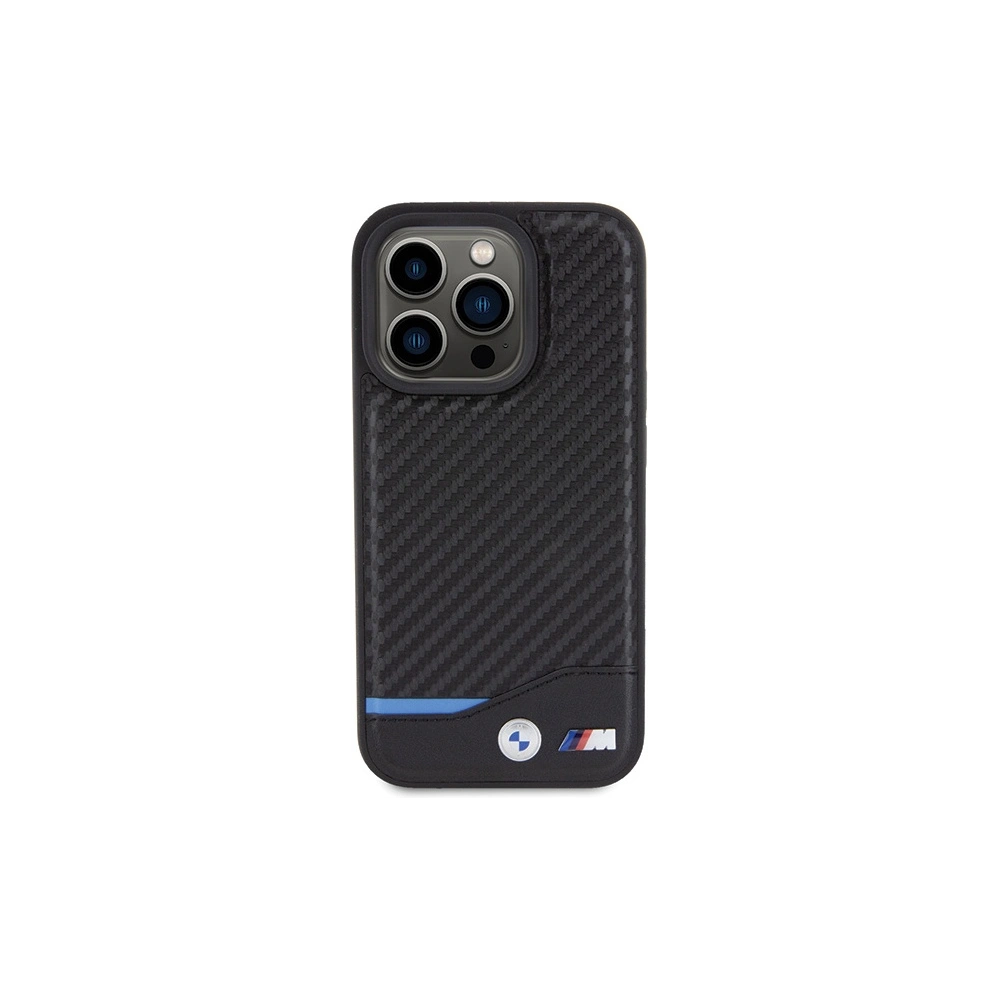 Hurtownia GSM - Case BMW BMHMP15X22NBCK Apple iPhone 15 Pro Max Hartschale Leder Carbon MagSafe schwarz/black - BMW571 - {ean13} - Hurt
