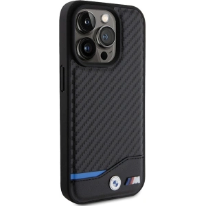 Hurtownia GSM - Etui BMW BMHMP15X22NBCK Apple iPhone 15 Pro Max hardcase din piele carbon MagSafe negru/black - BMW571 - {ean13} - Hurt