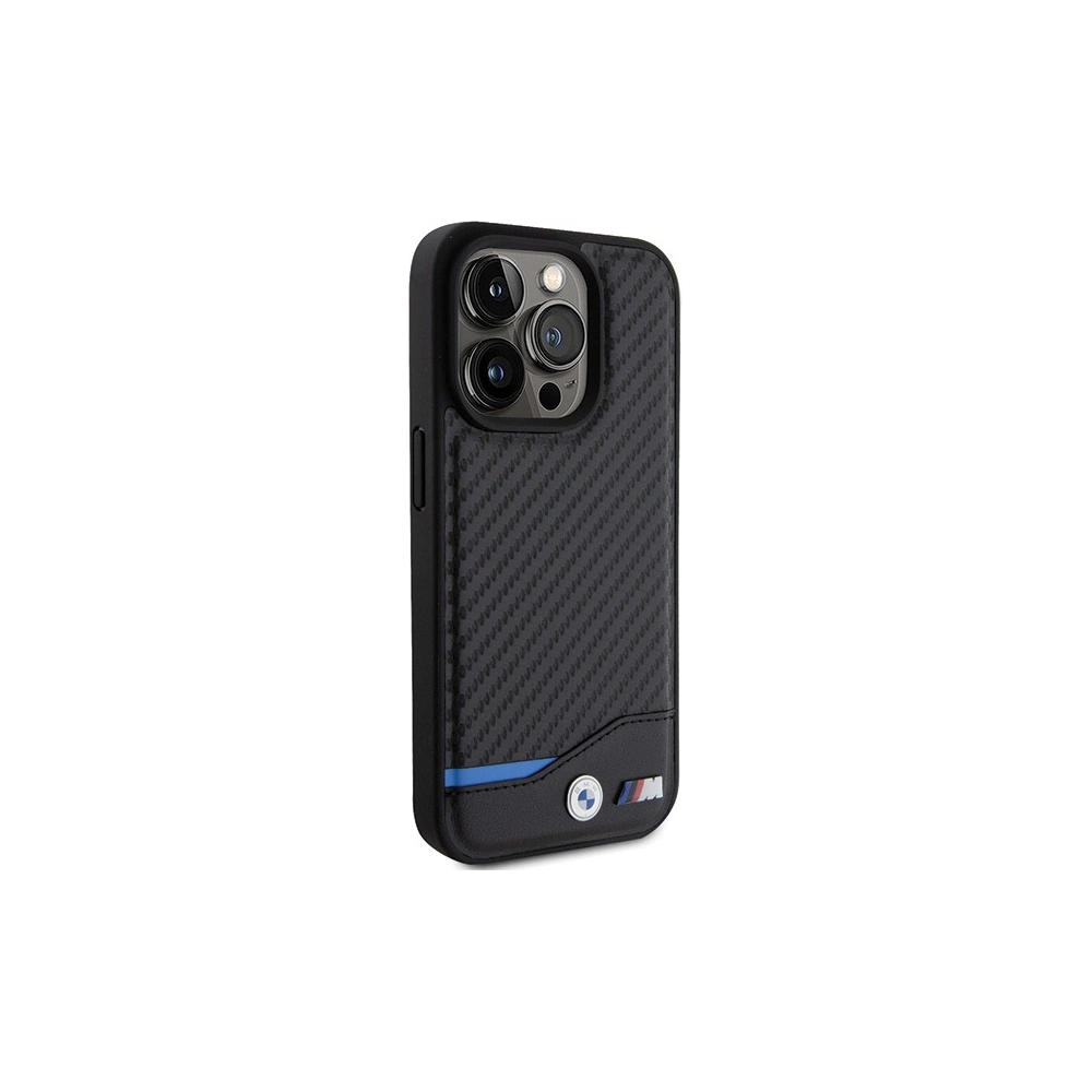 Hurtownia GSM - Case BMW BMHMP15X22NBCK Apple iPhone 15 Pro Max Hartschale Leder Carbon MagSafe schwarz/black - BMW571 - {ean13} - Hurt