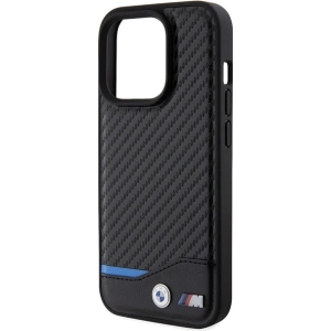 Hurtownia GSM - Etui BMW BMHMP15X22NBCK Apple iPhone 15 Pro Max keménytok Bőr Szén MagSafe fekete/black - BMW571 - {ean13} - Hurt