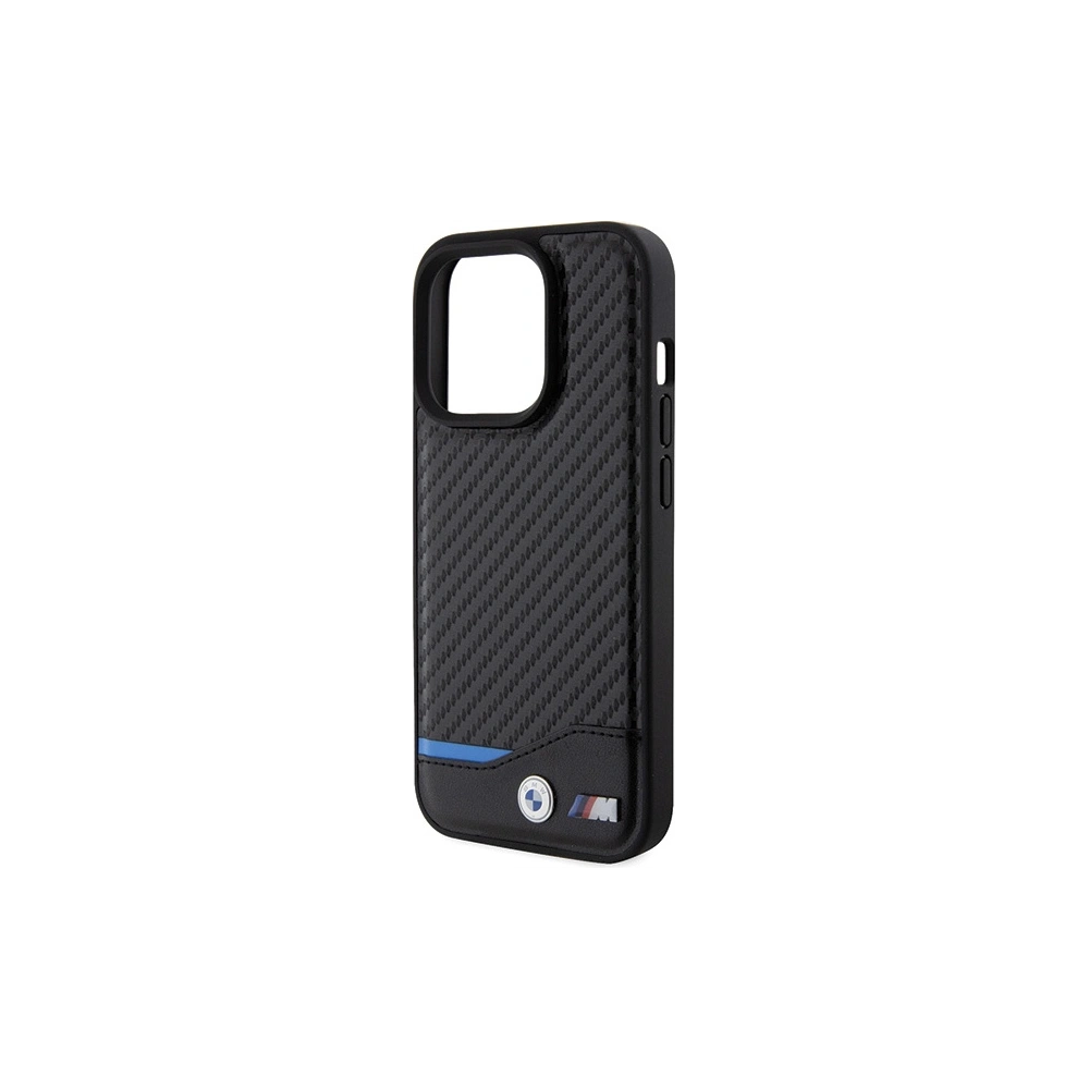 Hurtownia GSM - Etui BMW BMHMP15X22NBCK Apple iPhone 15 Pro Max hardcase Leather Carbon MagSafe černý/black - BMW571 - {ean13} - Hurt