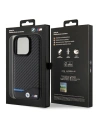 Hurtownia GSM - Case BMW BMHMP15X22NBCK Apple iPhone 15 Pro Max Hartschale Leder Carbon MagSafe schwarz/black - BMW571 - {ean13} - Hurt