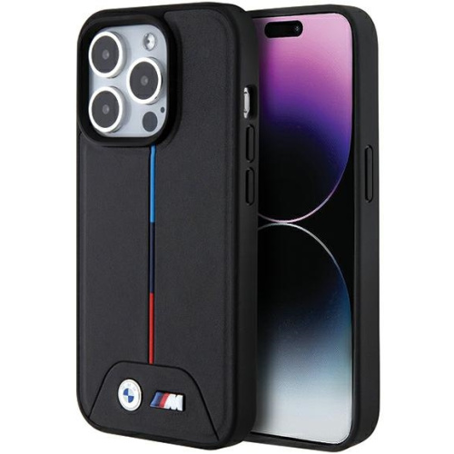 BMW Distributor - 3666339145774 - BMW572 - BMW BMHMP15X22PVTK Apple iPhone 15 Pro Max hardcase Quilted Tricolor MagSafe black - B2B homescreen