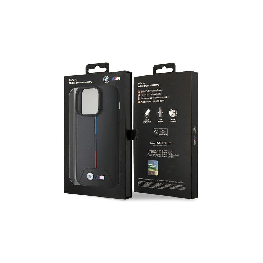 Hurtownia GSM - Case BMW BMHMP15X22PVTK Apple iPhone 15 Pro Max Hardcase Quilted Tricolor MagSafe schwarz/black - BMW572 - {ean13} - Hurt