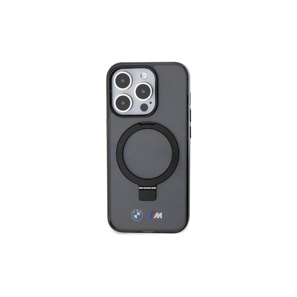 Hurtownia GSM - Case BMW BMHMP15XURSK Apple iPhone 15 Pro Max Hardcase Ring Stand M Collection MagSafe schwarz/black - BMW573 - {ean13} - Hurt