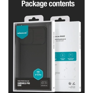 Etui Nillkin Camshield Pro iPhone 15 Pro Black / Czarny