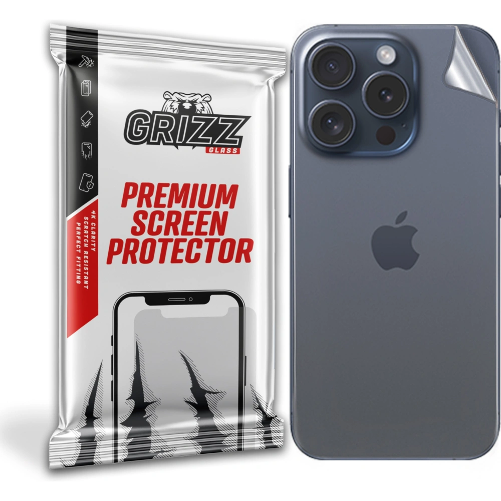 Hurtownia GSM - Folie GrizzGlass SatinSkin spate pentru Grizz do Apple iPhone 15 Pro Max - GRZ7150 - {ean13} - Hurt