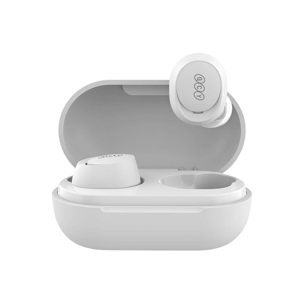 Hurtownia GSM - Căști intraauriculare TWS QCY T27 Bluetooth 5.3 IPX4 (albe) - QCY53 - {ean13} - Hurt