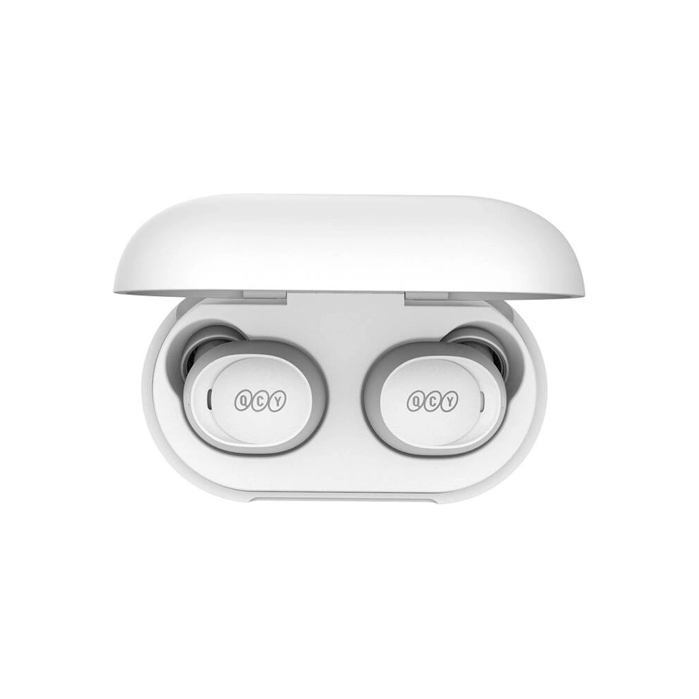 Hurtownia GSM - Căști intraauriculare TWS QCY T27 Bluetooth 5.3 IPX4 (albe) - QCY53 - {ean13} - Hurt