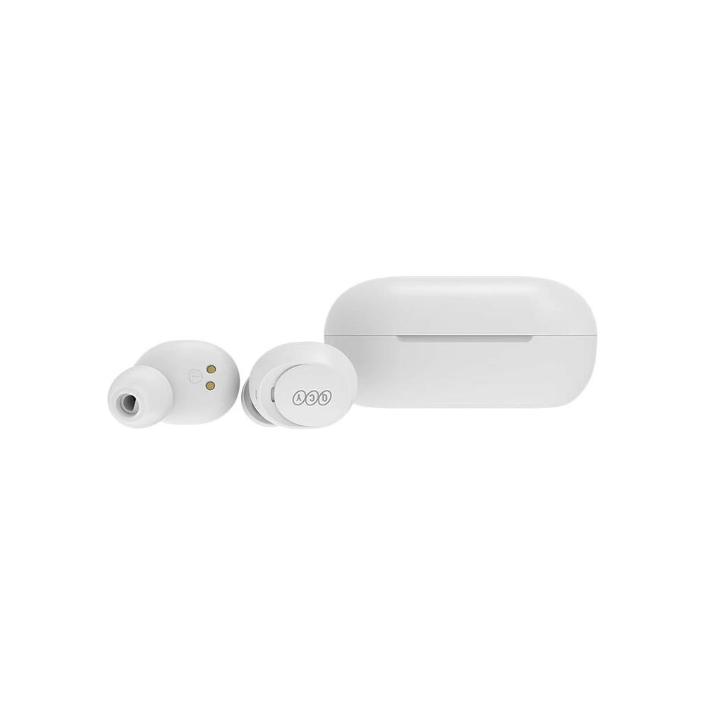 Hurtownia GSM - Bezdrátová sluchátka TWS QCY T27 Bluetooth 5.3 IPX4 (bílé) - QCY53 - {ean13} - Hurt