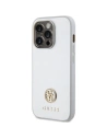 Hurtownia GSM - Case Guess GUHCP15LPS4DGPS iPhone 15 Pro silber/silver Hardcase Strass Metall-Logo - GUE3010 - {ean13} - Hurt