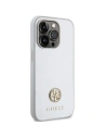 Hurtownia GSM - Case Guess GUHCP15LPS4DGPS iPhone 15 Pro silber/silver Hardcase Strass Metall-Logo - GUE3010 - {ean13} - Hurt