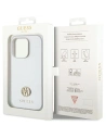 Hurtownia GSM - Case Guess GUHCP15LPS4DGPS iPhone 15 Pro silber/silver Hardcase Strass Metall-Logo - GUE3010 - {ean13} - Hurt