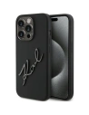 Etui Karl Lagerfeld KLHCP15LSKSBMCK iPhone 15 Pro fekete/black hardcase Szilikon Etui Karl Script