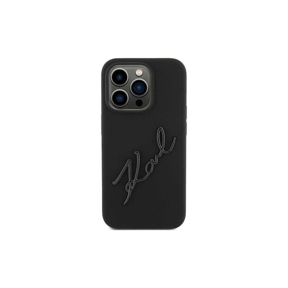 Hurtownia GSM - Etui Karl Lagerfeld KLHCP15LSKSBMCK iPhone 15 Pro fekete/black hardcase Szilikon Etui Karl Script - KLD1786 - {ean13} - Hurt
