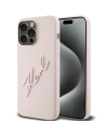 Hurtownia GSM - Etui Karl Lagerfeld KLHCP15LSKSBMCP iPhone 15 Pro różowy/pink hardcase Silicone Etui Karl Script - KLD1787 - {ean13} - Hurt