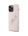 Hurtownia GSM - Etui Karl Lagerfeld KLHCP15LSKSBMCP iPhone 15 Pro rózsaszín/pink keménytok Szilikon Etui Karl Script - KLD1787 - {ean13} - Hurt