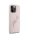 Hurtownia GSM - Etui Karl Lagerfeld KLHCP15LSKSBMCP iPhone 15 Pro różowy/pink hardcase Silicone Etui Karl Script - KLD1787 - {ean13} - Hurt