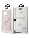 Hurtownia GSM - Etui Karl Lagerfeld KLHCP15LSKSBMCP iPhone 15 Pro różowy/pink hardcase Silicone Etui Karl Script - KLD1787 - {ean13} - Hurt