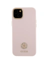 Hurtownia GSM - Etui Guess GUHCP15SM4DGPP iPhone 15 jasnoróżowy/pink hardcase Silicone Logo Strass 4G - GUE3017 - {ean13} - Hurt