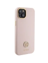 Wholesale Guess GUHCP15SM4DGPP iPhone 15 jasnoróżowy/pink hardcase Silicone Logo Strass 4G - GUE3017 - {ean13} - Hurt