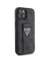 Hurtownia GSM - Etui Guess GUHCP15SPGS4TDK iPhone 15 negru/black hardcase Grip Stand 4G Triangle Strass - GUE3018 - {ean13} - Hurt