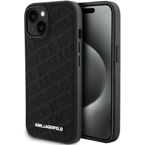Etui Karl Lagerfeld KLHCP15MPQKPMK iPhone 15 Plus czarny/black hardcase Quilted K Pattern