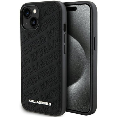 Hurtownia Karl Lagerfeld - 3666339165048 - KLD1793 - Etui Karl Lagerfeld KLHCP15MPQKPMK iPhone 15 Plus czarny/black hardcase Quilted K Pattern - B2B homescreen