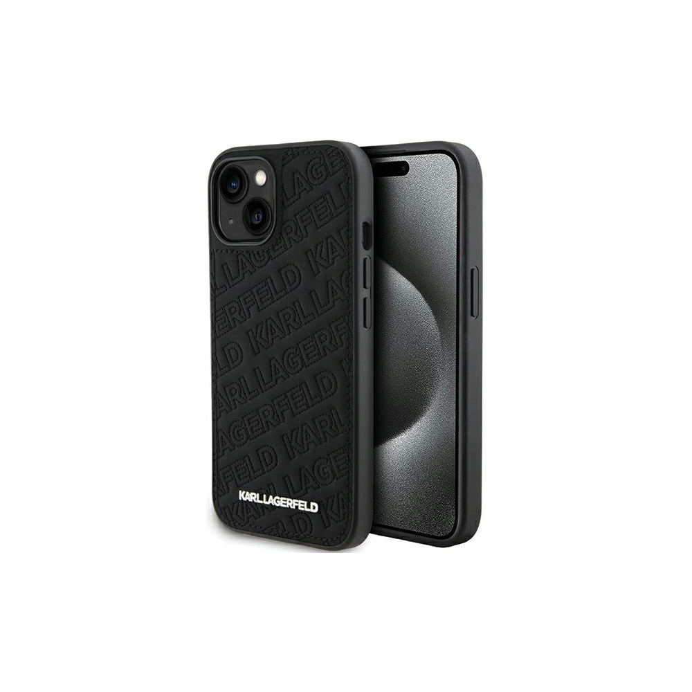 Wholesale Karl Lagerfeld KLHCP15MPQKPMK iPhone 15 Plus czarny/black hardcase Quilted K Pattern - KLD1793 - {ean13} - Hurt
