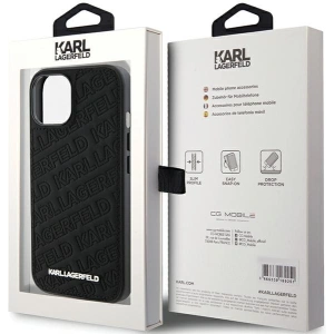 Etui Karl Lagerfeld KLHCP15MPQKPMK iPhone 15 Plus czarny/black hardcase Quilted K Pattern