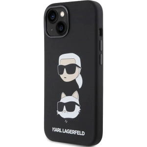 Hurtownia GSM - Etui Karl Lagerfeld KLHCP15MSDHKCNK iPhone 15 Plus negru/black Silicon Etui Karl&Choupette Head - KLD1795 - {ean13} - Hurt
