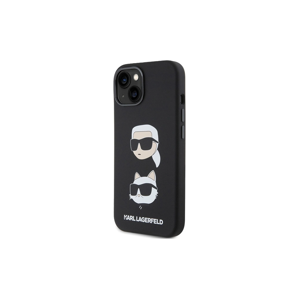 Hurtownia GSM - Etui Karl Lagerfeld KLHCP15MSDHKCNK iPhone 15 Plus černé/black silikonové etui Karl&Choupette Head - KLD1795 - {ean13} - Hurt