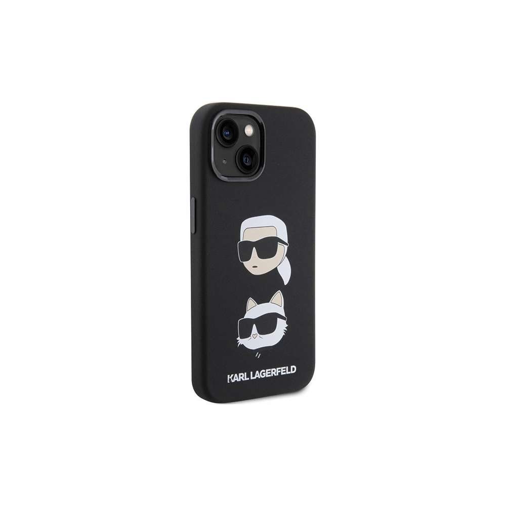 Hurtownia GSM - Etui Karl Lagerfeld KLHCP15MSDHKCNK iPhone 15 Plus černé/black silikonové etui Karl&Choupette Head - KLD1795 - {ean13} - Hurt