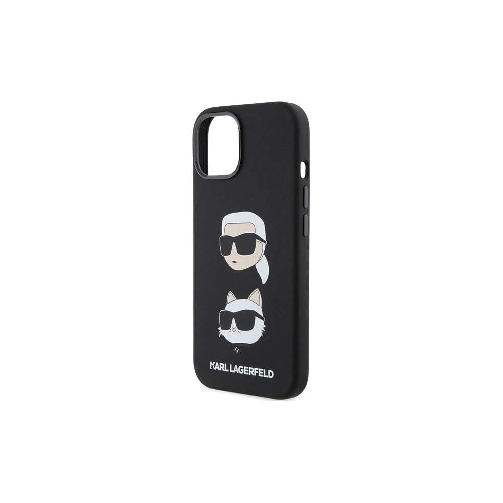 Hurtownia GSM - Etui Karl Lagerfeld KLHCP15MSDHKCNK iPhone 15 Plus černé/black silikonové etui Karl&Choupette Head - KLD1795 - {ean13} - Hurt