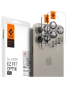 Osłona Aparatu Spigen Optik.tr EZ Fit Camera Protector 2-pack iPhone 14 Pro / Pro Max / 15 Pro / Pro Max Natural Titanium
