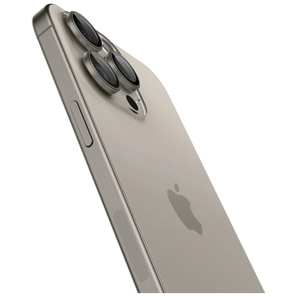 Hurtownia GSM - Osloane Aparat Spigen Optik.tr EZ Fit Camera Protector 2-pachet iPhone 14 Pro / Pro Max / 15 Pro / Pro Max Titanium Natural - SPN3201 - {ean13} - Hurt