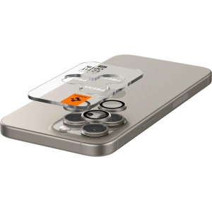 Hurtownia GSM - Osloane Aparat Spigen Optik.tr EZ Fit Camera Protector 2-pachet iPhone 14 Pro / Pro Max / 15 Pro / Pro Max Titanium Natural - SPN3201 - {ean13} - Hurt
