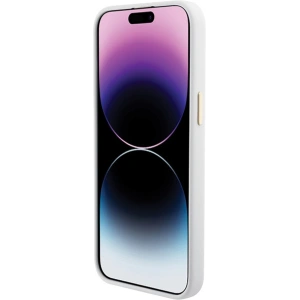 Hurtownia GSM - Etui Guess GUHCP15XM4DGPH iPhone 15 Pro Max alb/white hardcase Silicon Logo Strass 4G - GUE3023 - {ean13} - Hurt