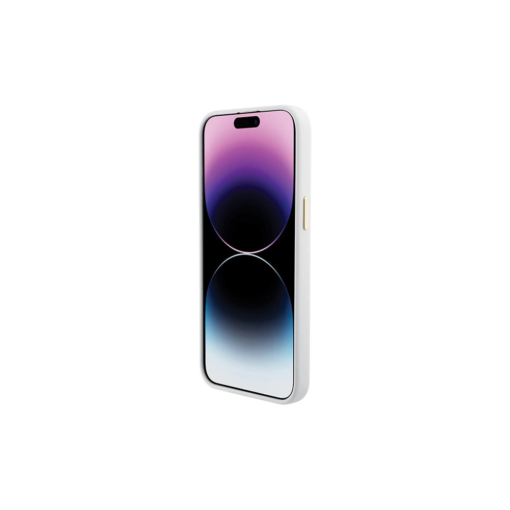 Hurtownia GSM - Etui Guess GUHCP15XM4DGPH iPhone 15 Pro Max fehér/white hardcase Szilikon Logó Strassz 4G - GUE3023 - {ean13} - Hurt