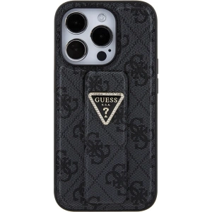 Hurtownia GSM - Etui Guess GUHCP15XPGS4TDK iPhone 15 Pro Max černý/black hardcase Grip Stand 4G Triangle Strass - GUE3024 - {ean13} - Hurt
