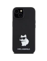 Hurtownia GSM - Etui Karl Lagerfeld KLHCP15MSMHCNPK iPhone 15 Plus fekete/sz black Szilikon Choupette Fém Gomb - KLD1796 - {ean13} - Hurt